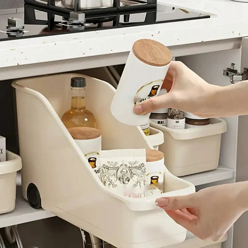 Multi-Purpose Storage Basket With Wheels