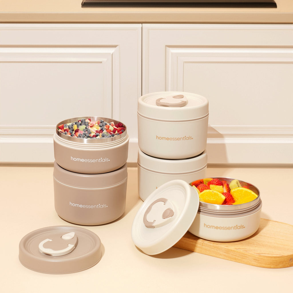 4 Pcs Portable Insulated Lunch Container Set with Bag