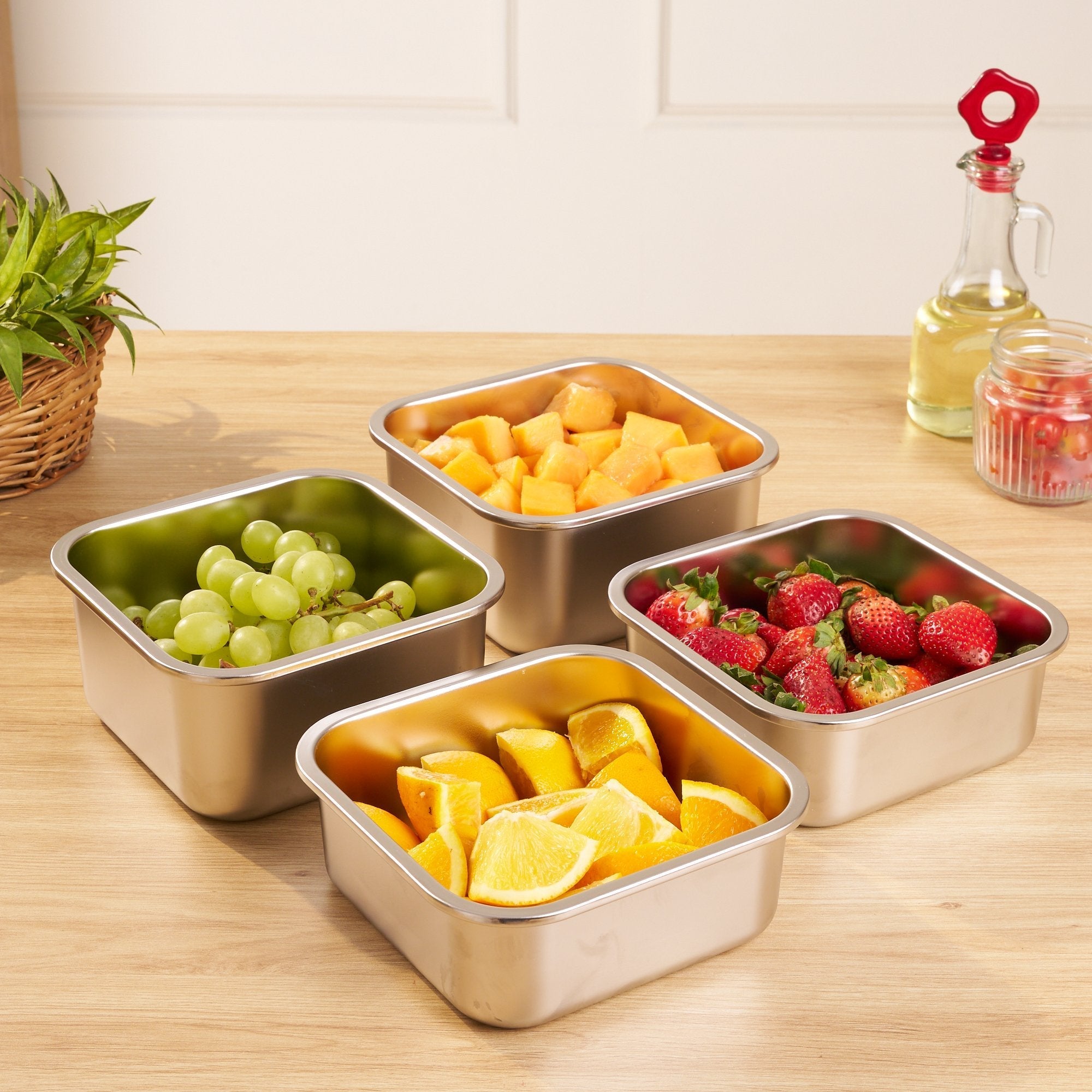 Fresh Lock  Flat Bottom Meal Lunch Box