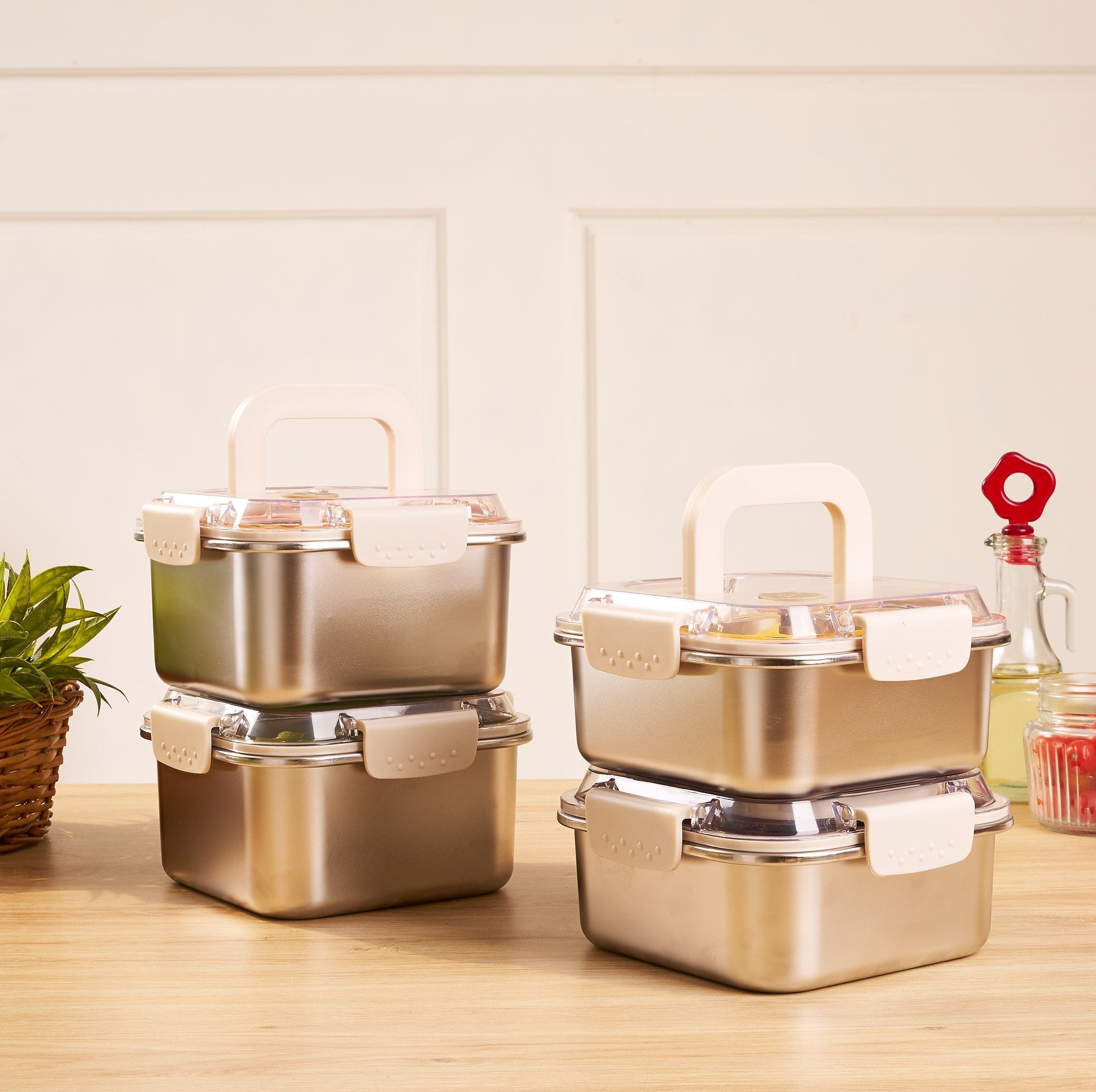 Fresh Lock  Flat Bottom Meal Lunch Box