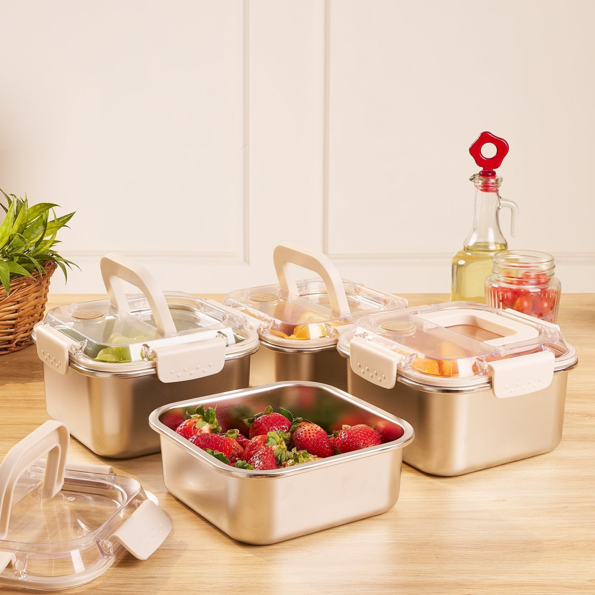 Fresh Lock  Flat Bottom Meal Lunch Box